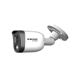 TELECAMERA AHD PER VIDEOSORVEGLIANZA 4IN1 TECNO TC-7010-C-4IN1-5MP 5.0MPX BIANCA BULLET - VISIONE NOTTURA A COLORI