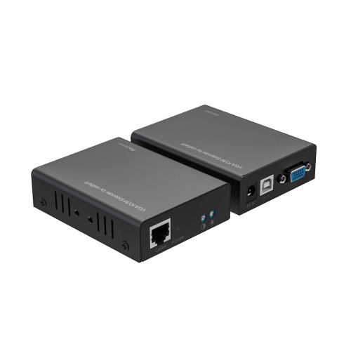 KIT TX-RX EXTENDER VGA E USB CON CAVO ETHERNET UTP FINO A 300MT 1080P 60HZ LOOP OUT | PROPART PT-PETVEK