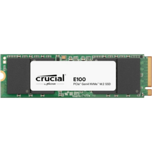 HARD DISK SSD M.2 CRUCIAL E100 1000GB 1TB NVME PCIE GEN4 NVME INTERNAL SSD - FINO A 5000MB/S - CT1000E100SSD8