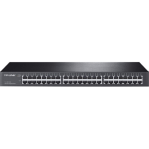 HUB SWITCH DI RETE TP-LINK TL-SG1048 GIGABIT 48 PORTE RACKMOUNT PLUG & PLAY, STRUTTURA IN ACCIAIO