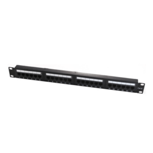 PATCH PANEL CAT 6 UTP 24 PORTE RJ45, 1U WP RACK WPC-PAN-6U-24
