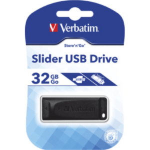 MEMORIA PENDRIVE USB VERBATIM 32GB 98697 SLIDER USB 2.0