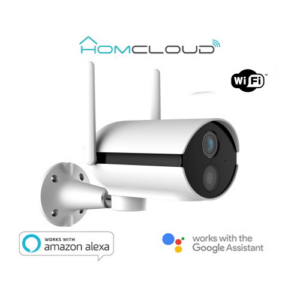 VIDEOCAMERA PER VIDEOSORVEGLIANZA BULLET WIFI HOMCLOUD OUTDOOR 2MPX ME-WCS11SPT ROTAZIONE AUTOMATICO 150° + ALLOGGIO MICRO SD CON BATTERIA POTENZIATA