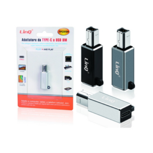 ADATTATORE DA TYPE-C FEMMINA A USB TIPO B MASCHIO